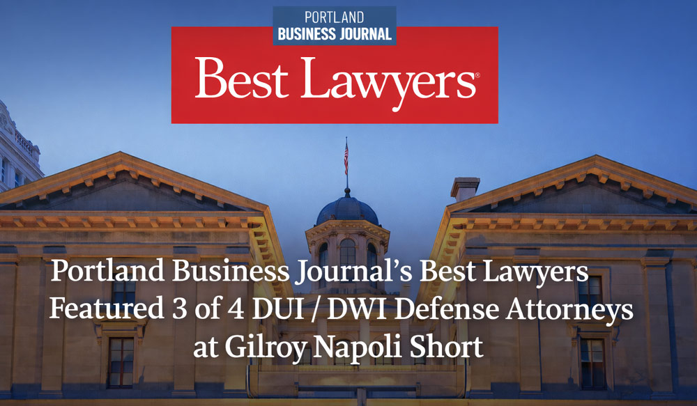 Portland Business Journal's Best DUI Lawyers 2026